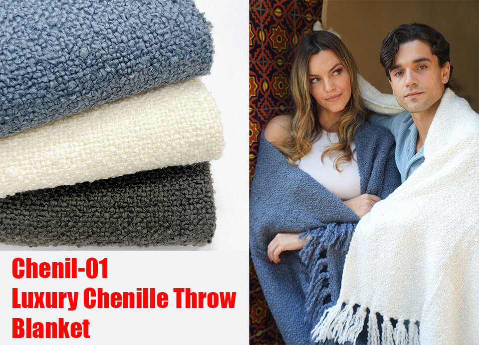 Luxury Chenille Throw Blanket